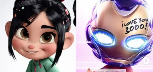 vanellope from wreck-it-ralph as morgan from tony stark's daughter avengers