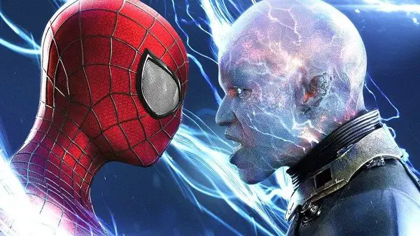 jamie foxx as electro and spider man