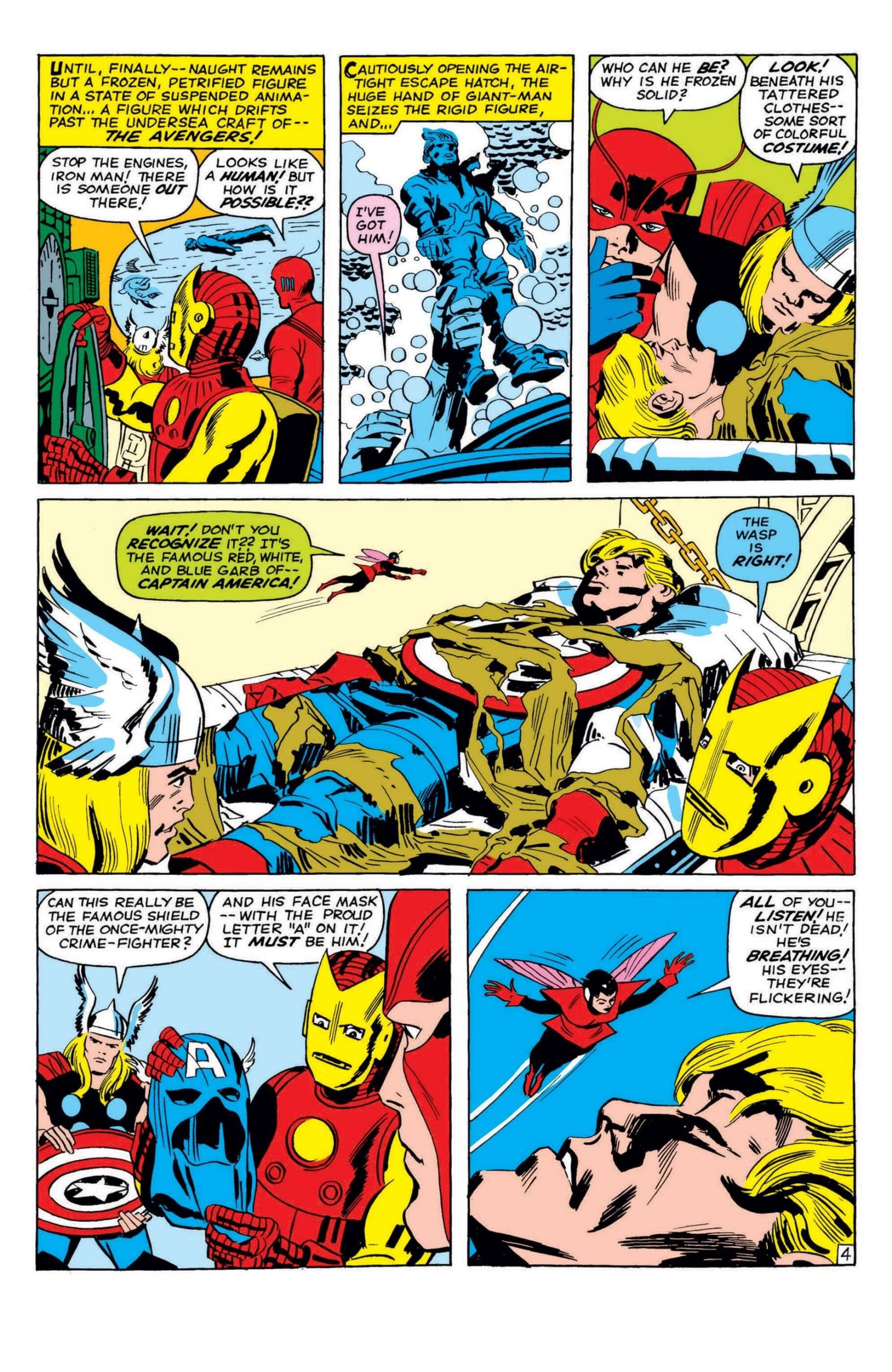 Avengers #4 Interior Panels