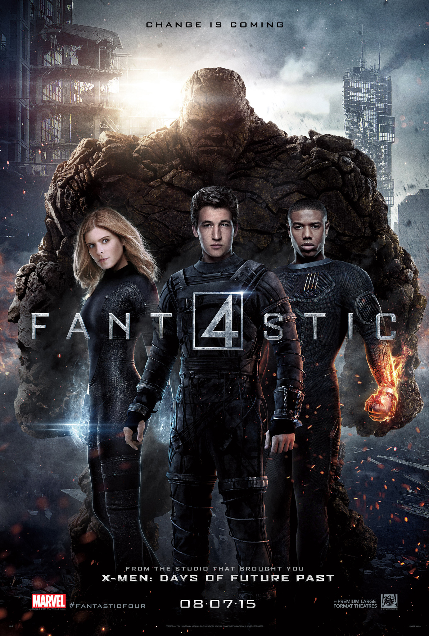Fantastic Four 2015 Movie Poster