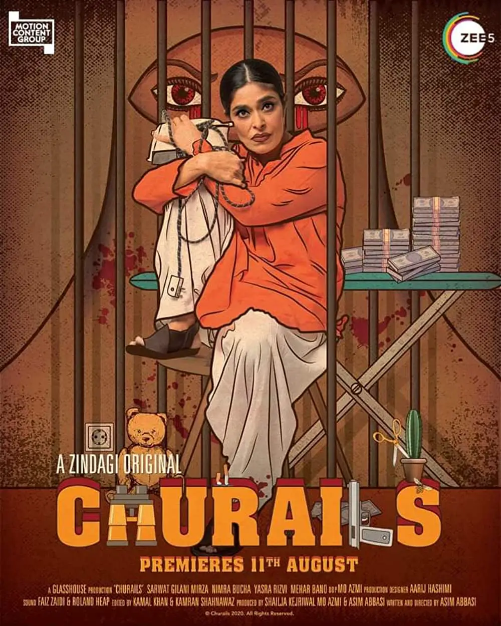 Nimra Bucha on Churails Poster