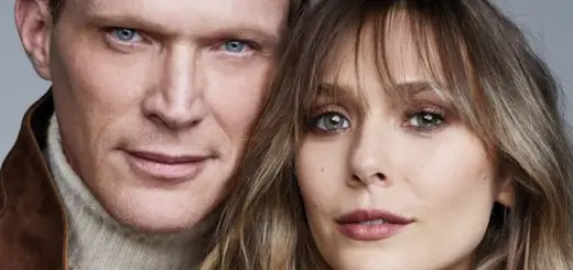Paul Bettany and Elizabth Olsen on Emmy Cover