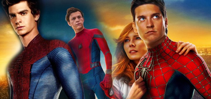 Spider-Man-3-Andrew Garfield, Tobey Maguire, and Tom Holland