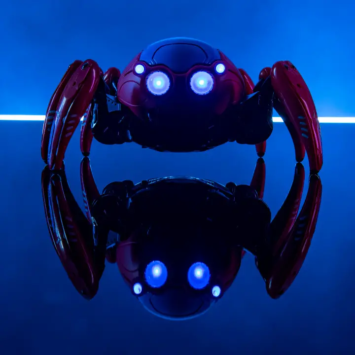 Spider Bot laser eyes