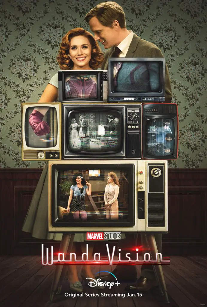WandaVision Poster featuring Olsen and Bettany