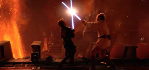 Mustafar fight with Obi-Wan and Darth Vader