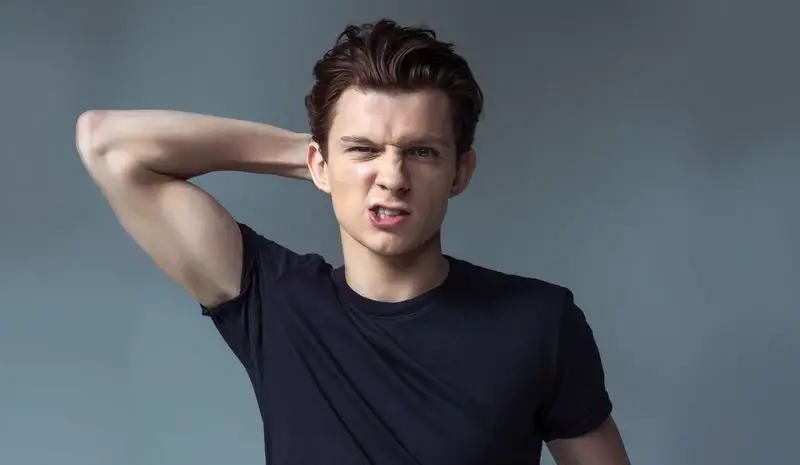 Tom Holland with Spider-Man in Pocket