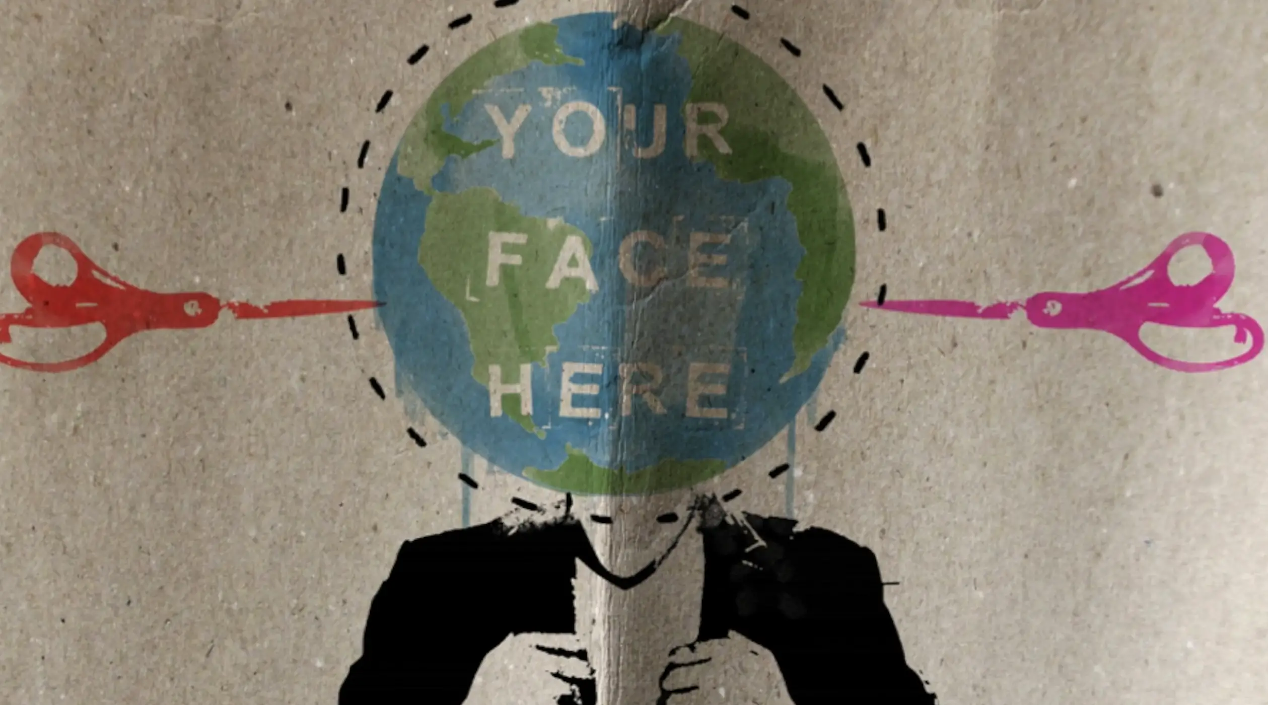FootPrint Coalition Artwork saying, "Your Face Here"
