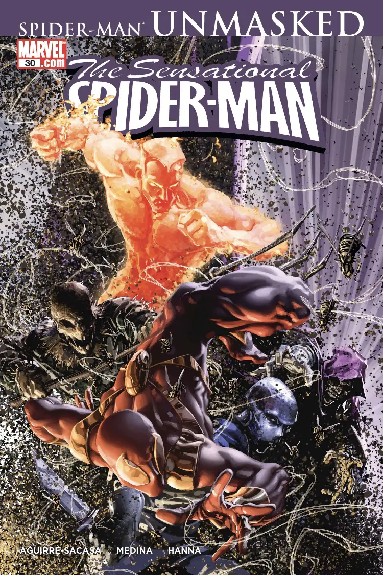 Sensational Spider-Man #30 with Swarm