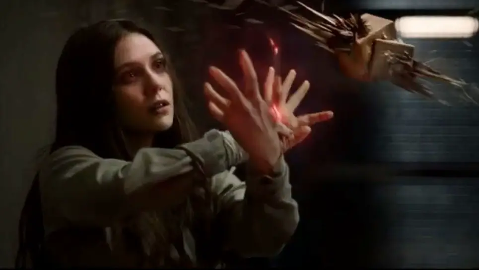 Elizabeth Olsen's Wanda Maximoff in Captain America: Winter Soldier