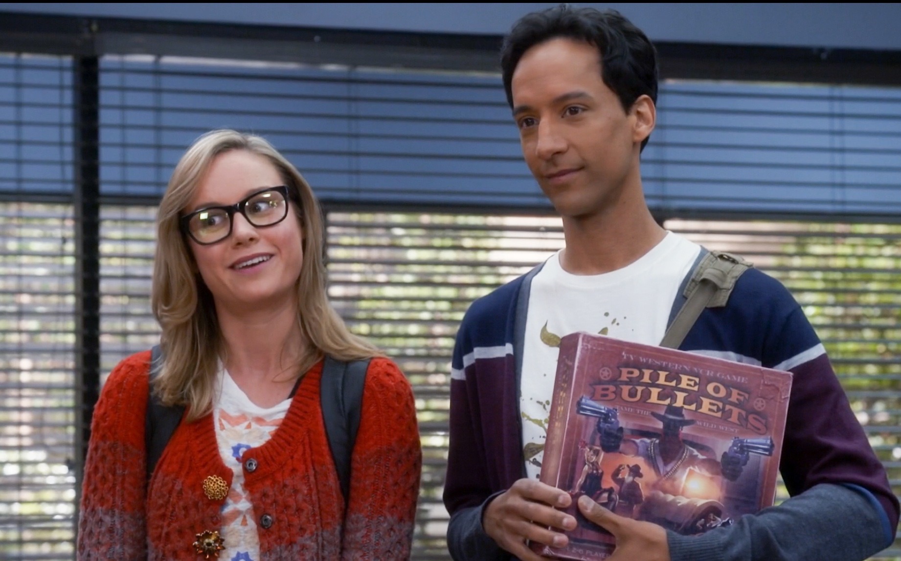 Brie Larson and Danny Pudi on Community