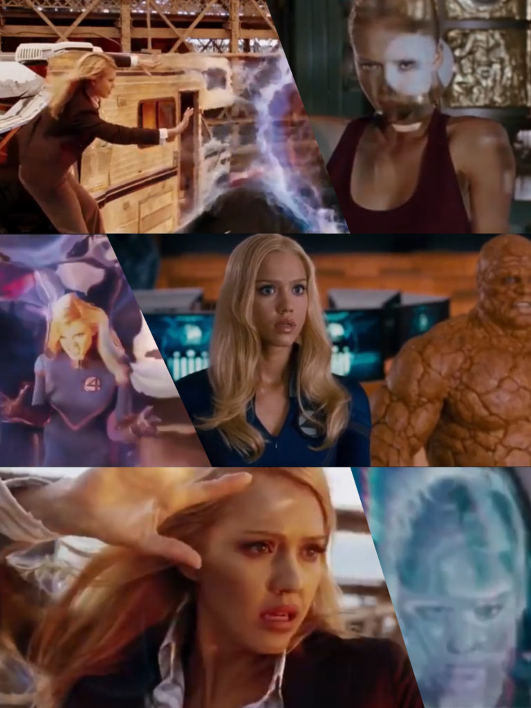 Jessica Alba as Sue Storm in Fantastic Four Movies