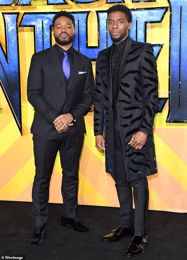 Ryan Coogler and Chadwick Boseman at Black Panther