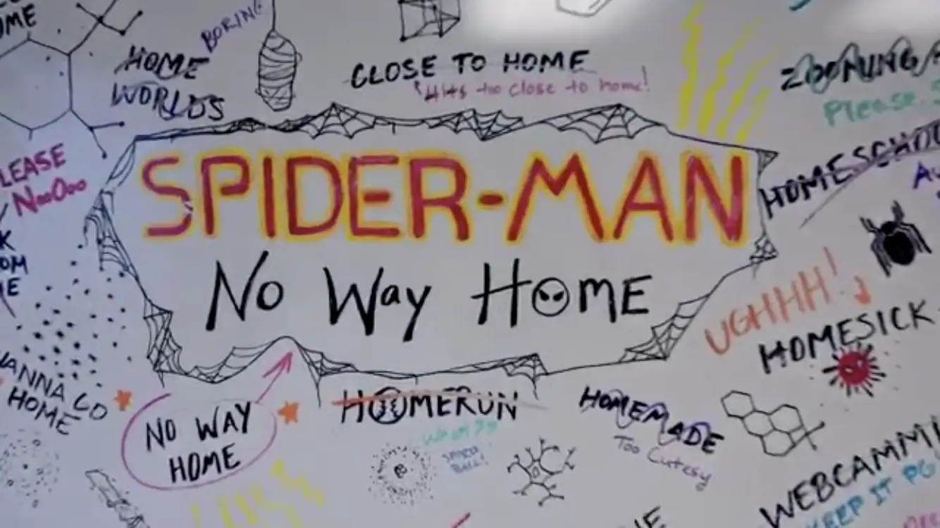 Spider-Man No Way Home White Board