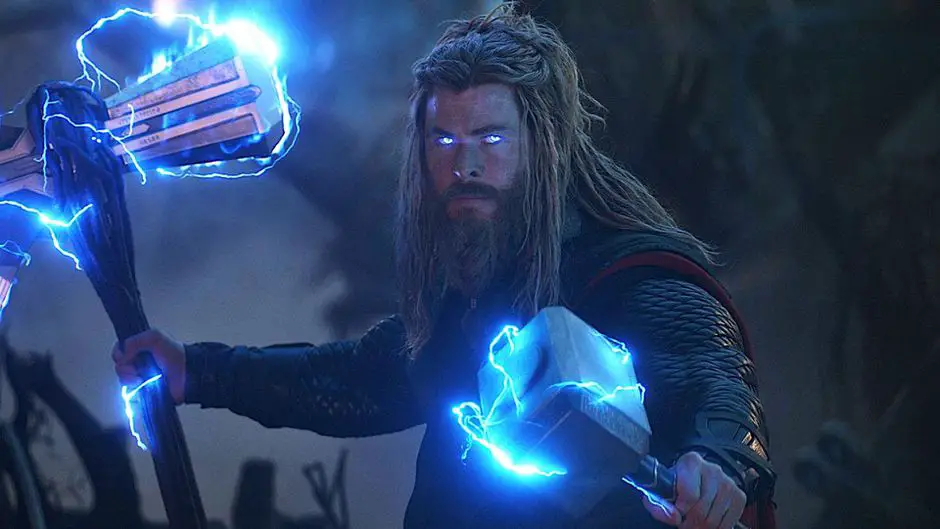 Chris Hemsworth as Thor in Endgame