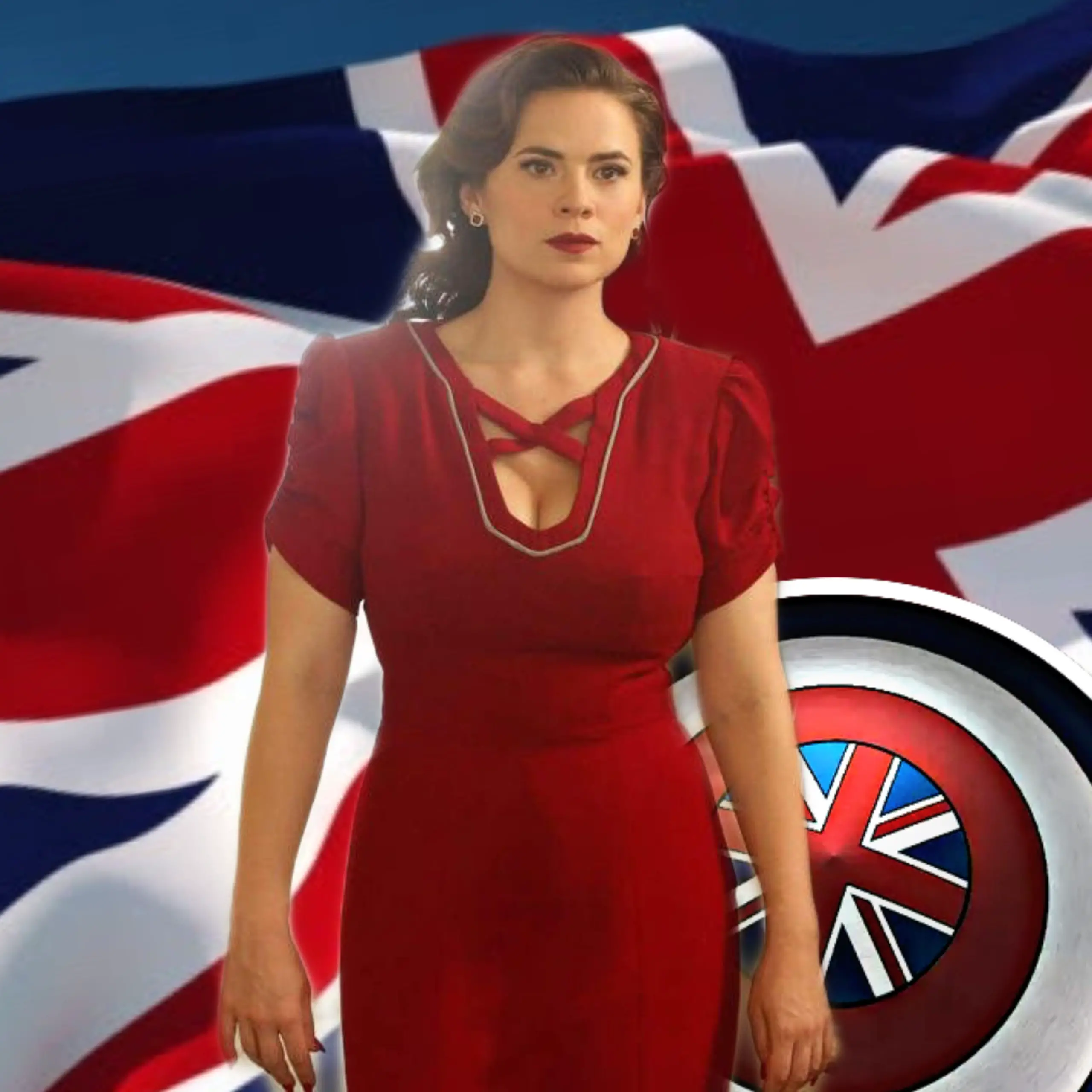 Agent Carter as Captain Britain for Marvel Studios Legends 
