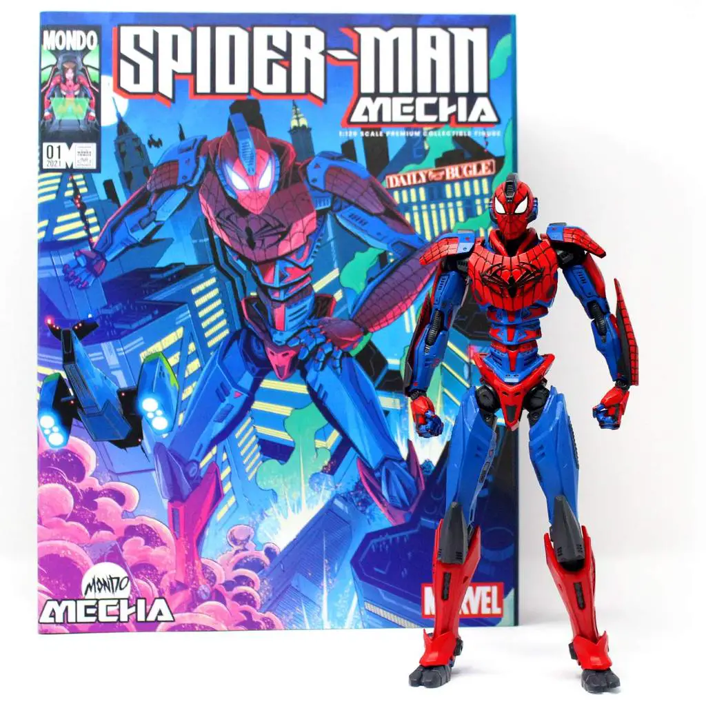 Spider-Man Mecha with Comic