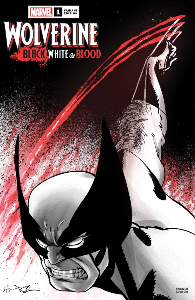 Wolverine: Black, White, and Blood #1 Howard Chaykin Variant Cover Art