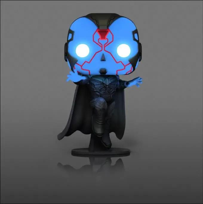 glowing vision funko pop in the dark