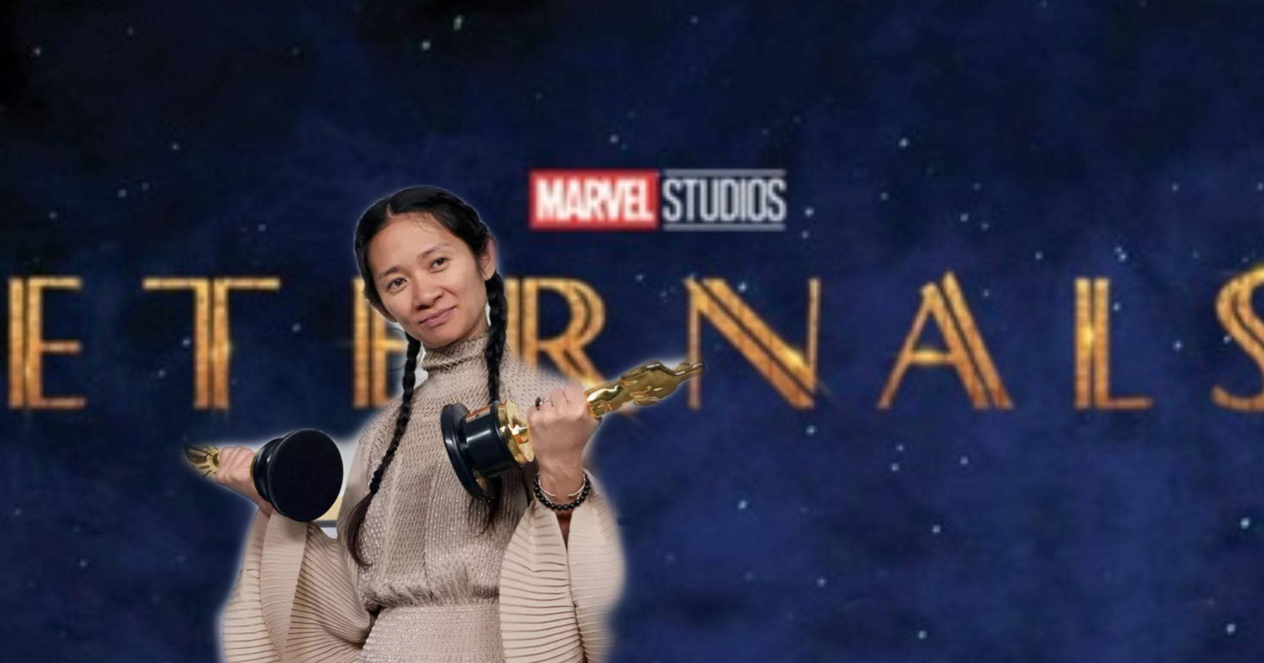 Chloé Zhao's Eternals Cover