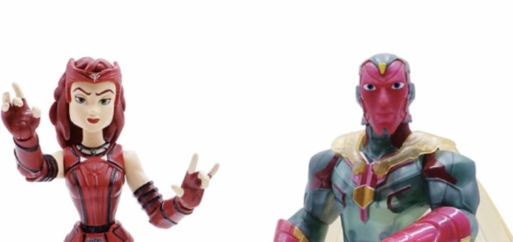 Toybox Scarlet Witch and Vision Figures