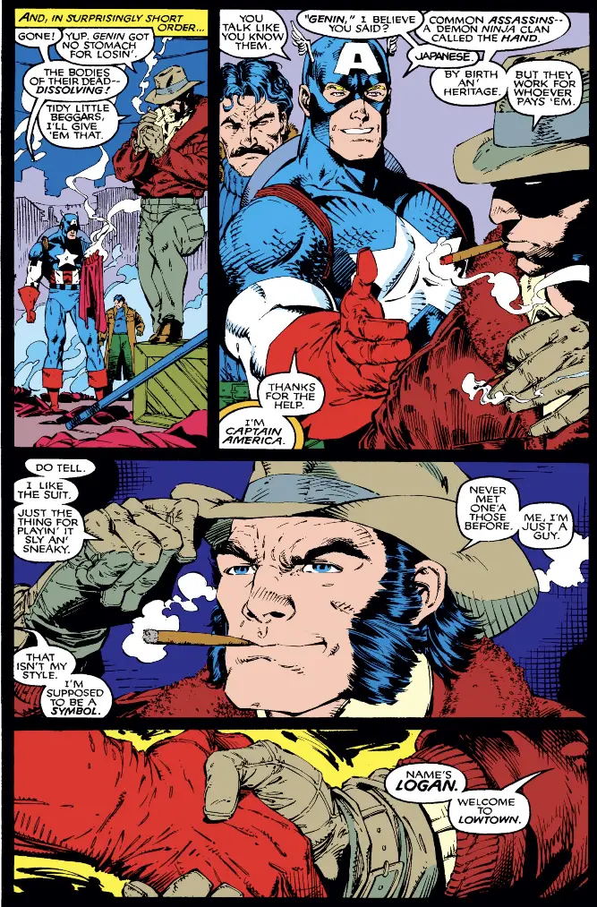 Wolverine Meets Cap