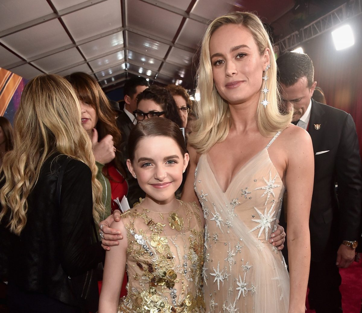 Mckenna Grace and Brie Larson