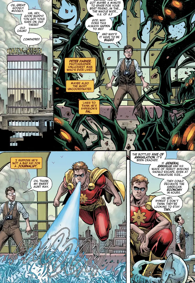 Heroes Reborn #2 reference to Shutterbug #1