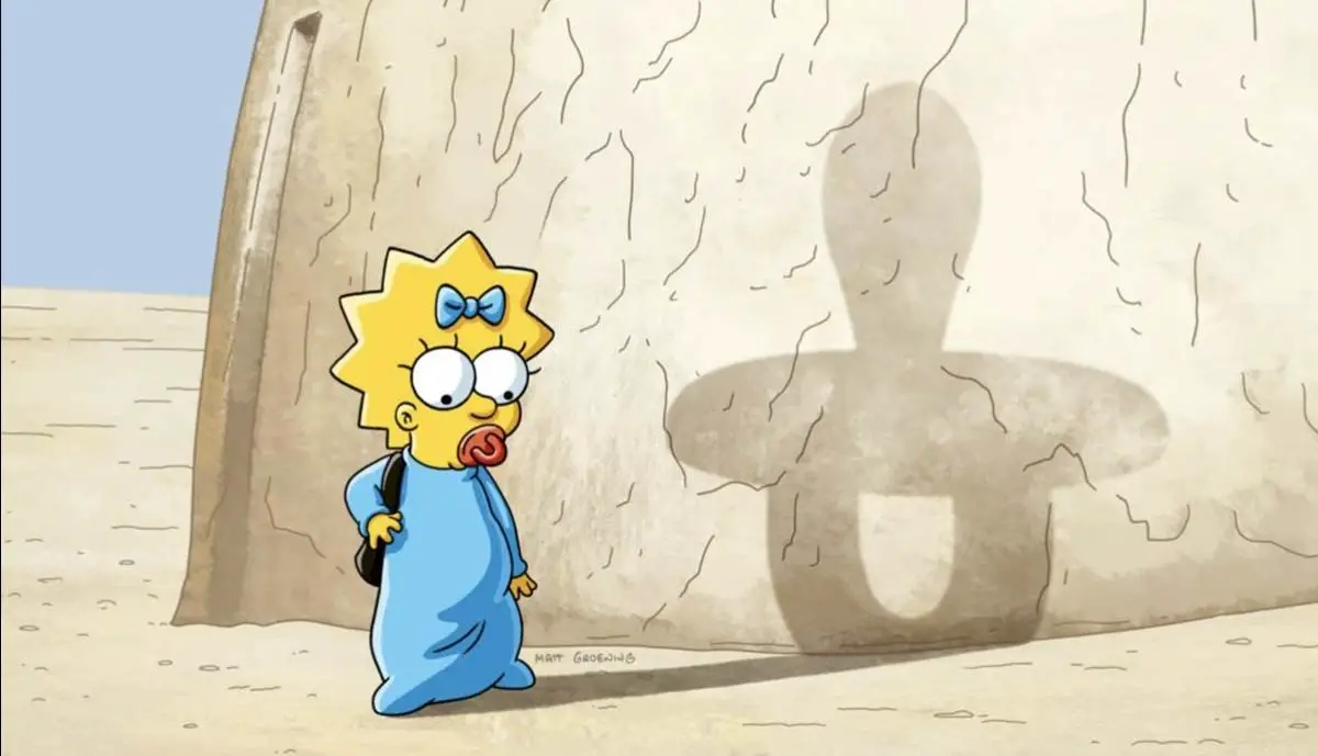 Maggie Simpsons Force Awakens From Its Nap