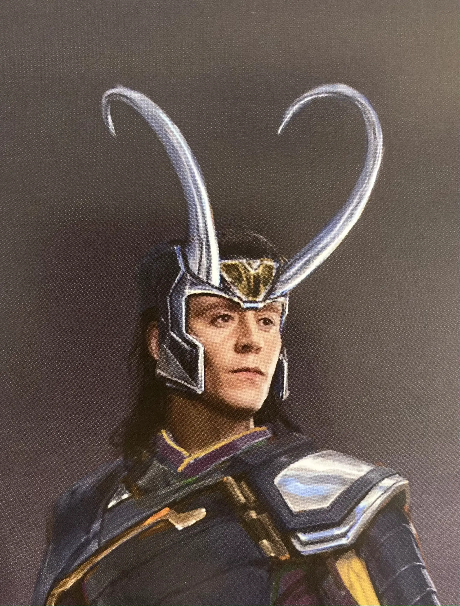 Loki headpiece in The Art of the Movie