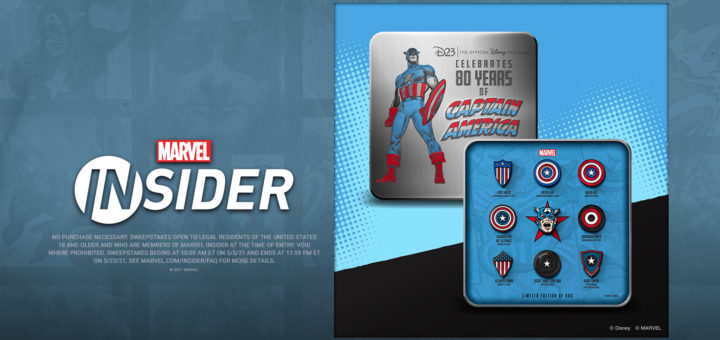 Marvel Insider Captain America Pins Cover
