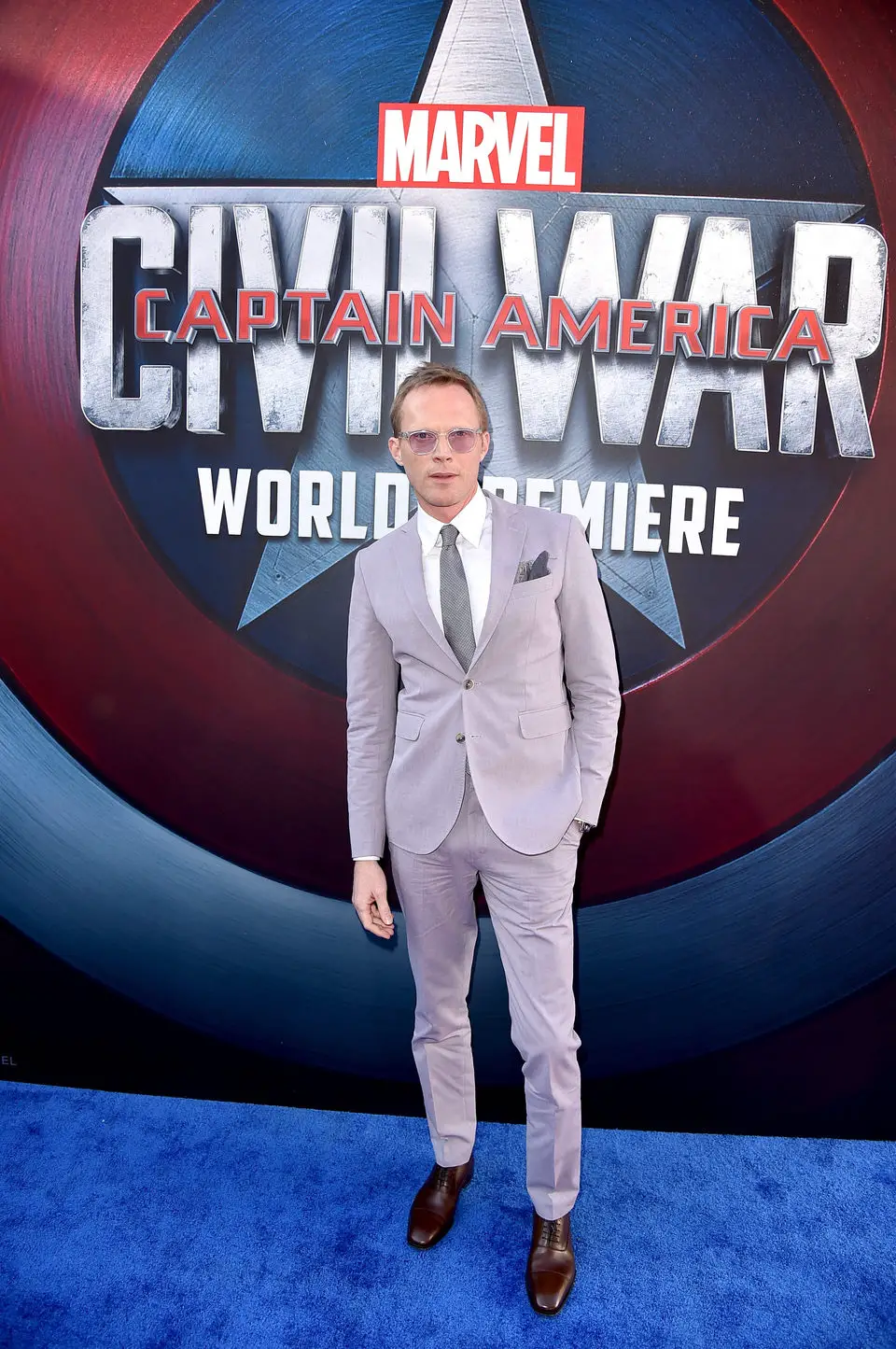 Bettany at Civil War: Captain America Premiere