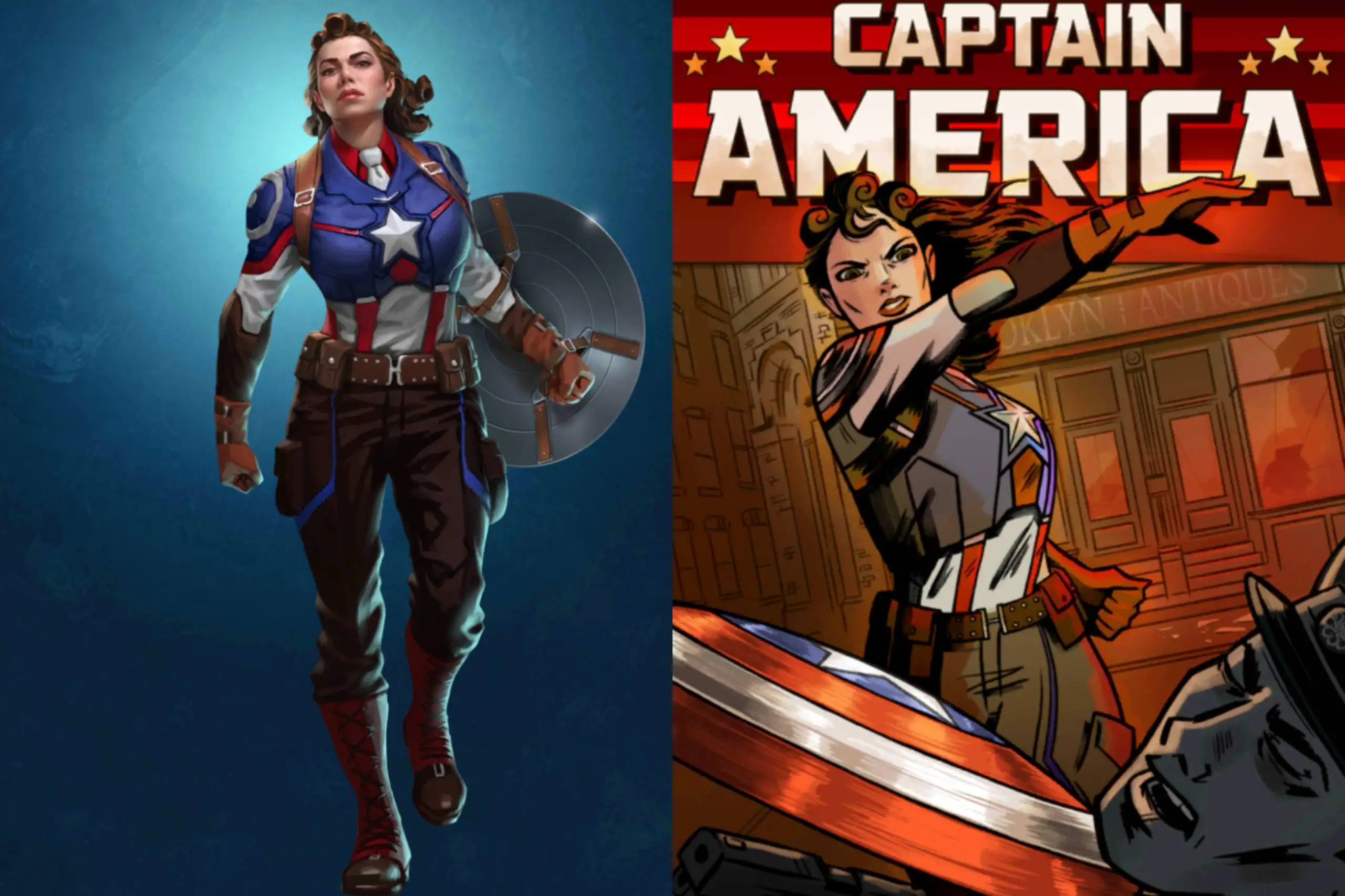 Peggy Carter Captain America Puzzle Quest