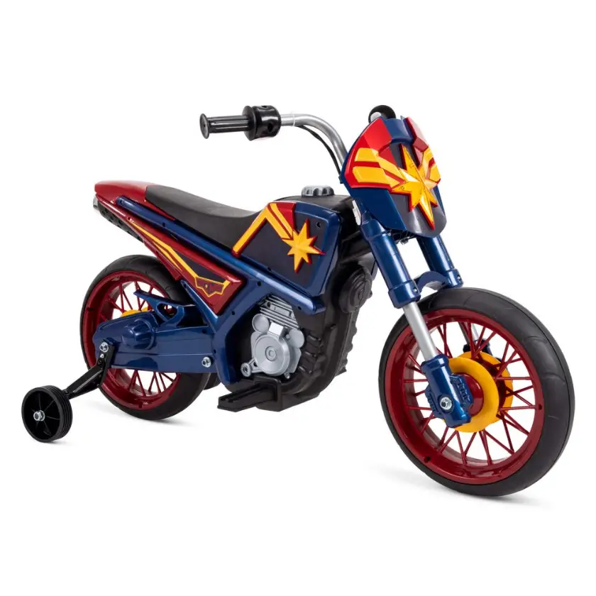 Marvel Captain Marvel 6V Battery-Powered Motorcycle Ride-On Toy by Huffy - Walmart com