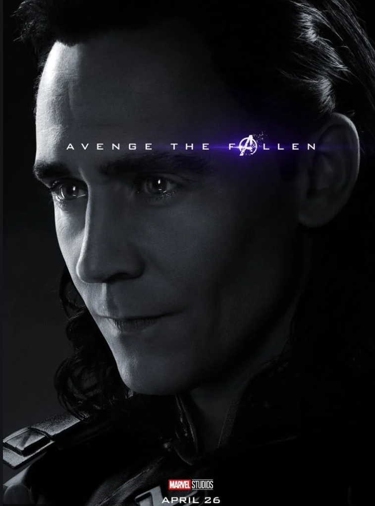 The Avengers Endgame Poster Loki