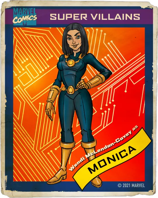 Monica Trading Card