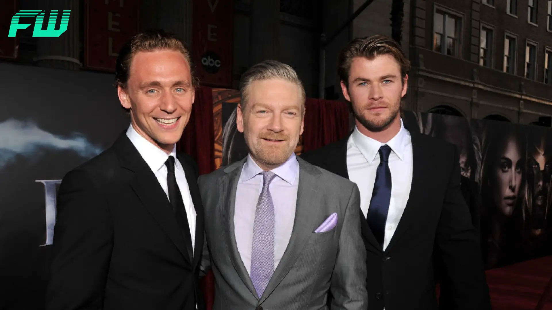 Tom Hiddleston, Kenneth Branagh, Chris Hemsworth