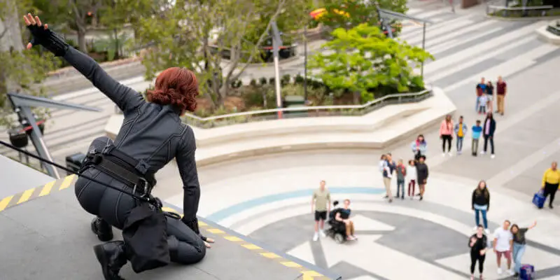 Black Widow Stunt Show Avengers Campus Disneyland