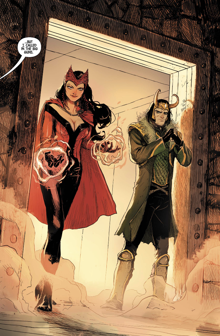 Loki and Wanda in Doctor Strange #387
