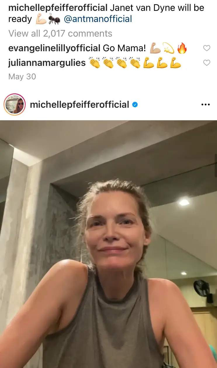 Michelle Pfeiffer Official Insta