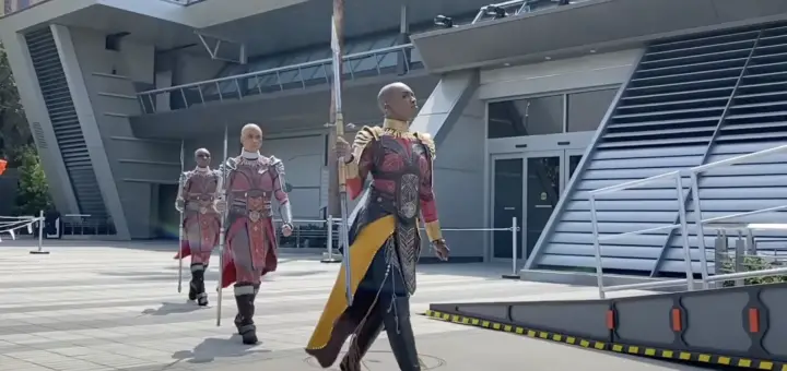 Dora Milaje at Disneylands Avengers Campus