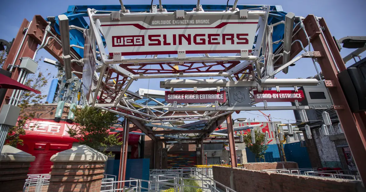 Web Slingers Avengers Campus Disneyland