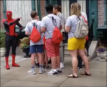 spider-man excited for cast joining photos