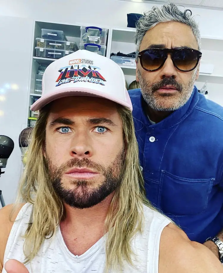 Chris Hemsworth and Waititi