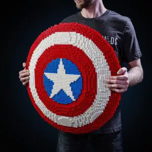 Bricker Builds Captain America's Shield (instructions)