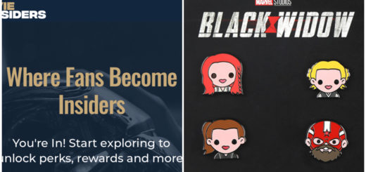 Disney Movie Insiders Black Widow Pin