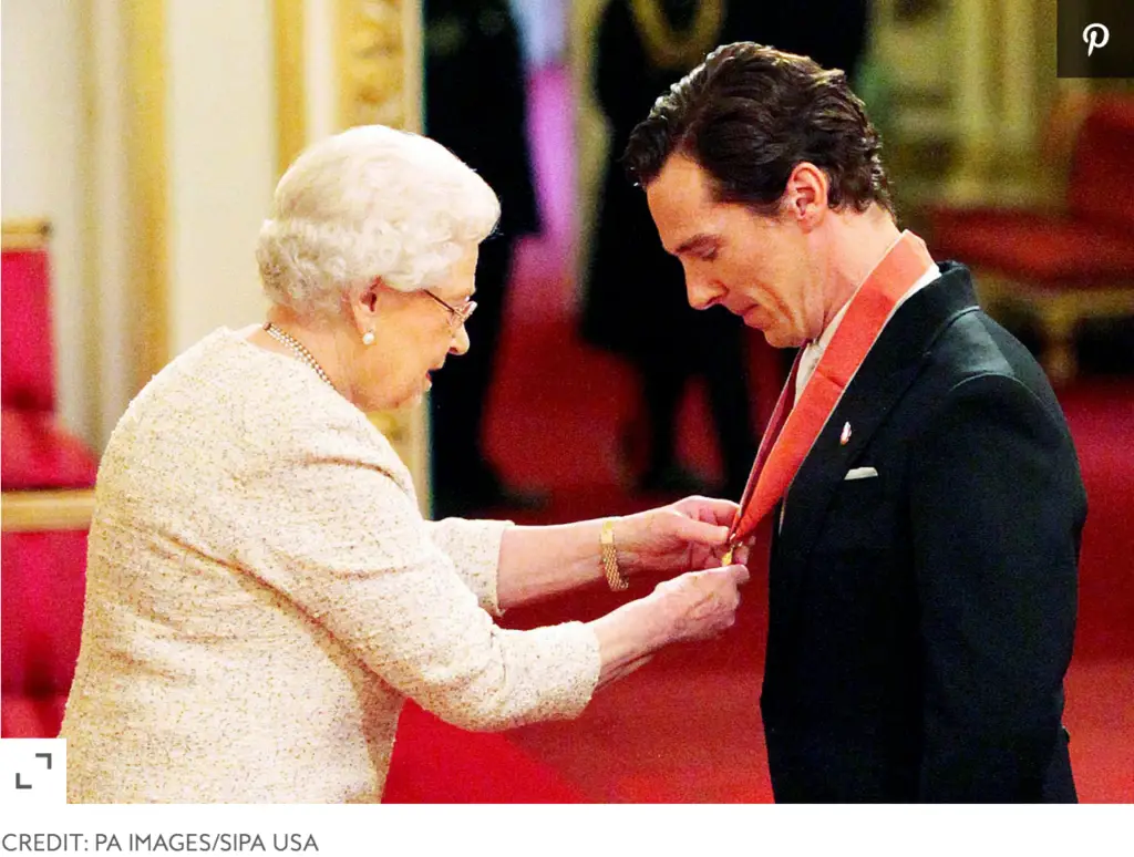 Benedict Cumberbatch Honored by Queen Elizabeth with CBE