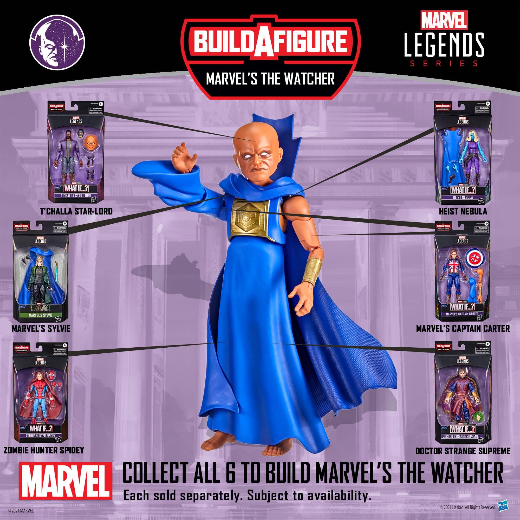 Marvel Legends Build-A-Figure The Watcher Diagram