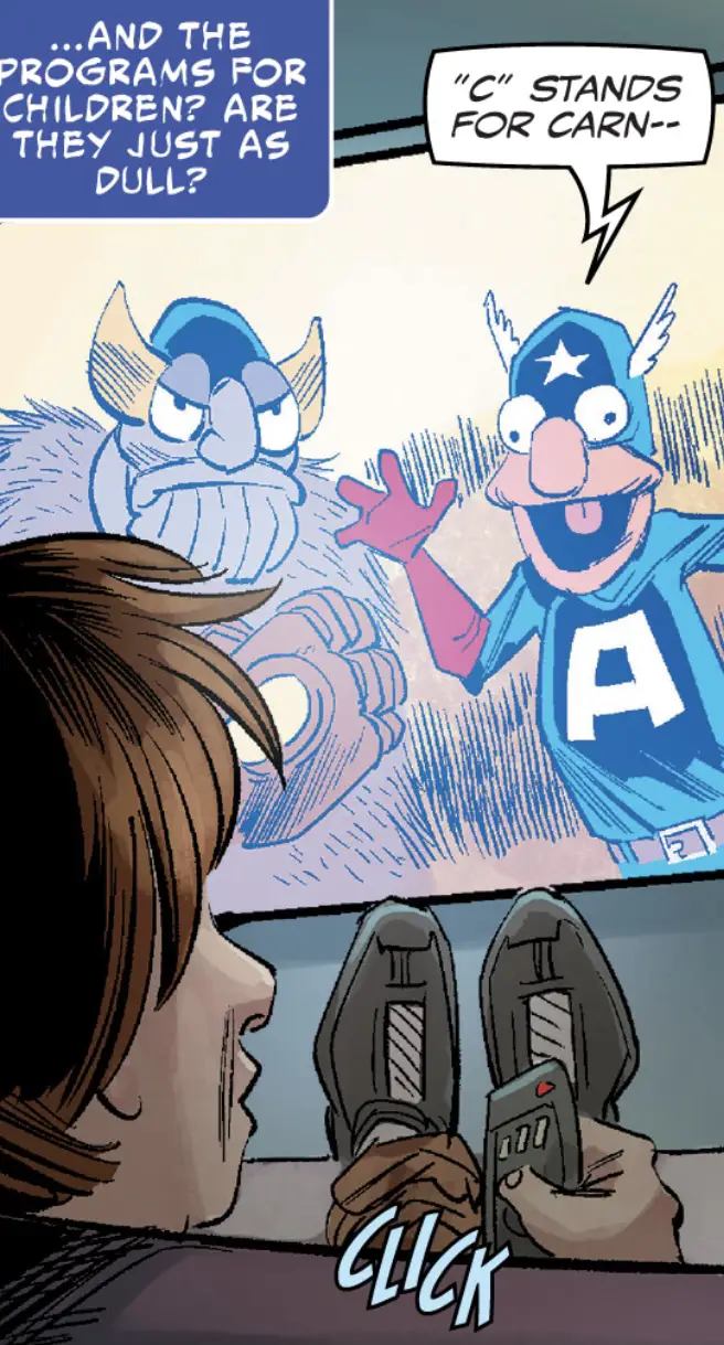 Thanos and Captain America