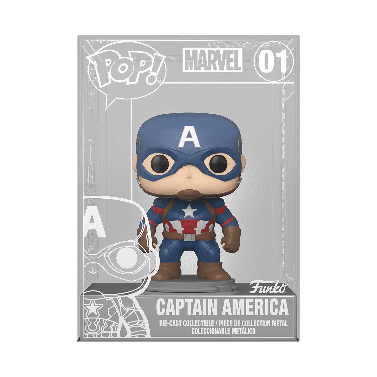 Die-cast Captain America - FunKon 2021